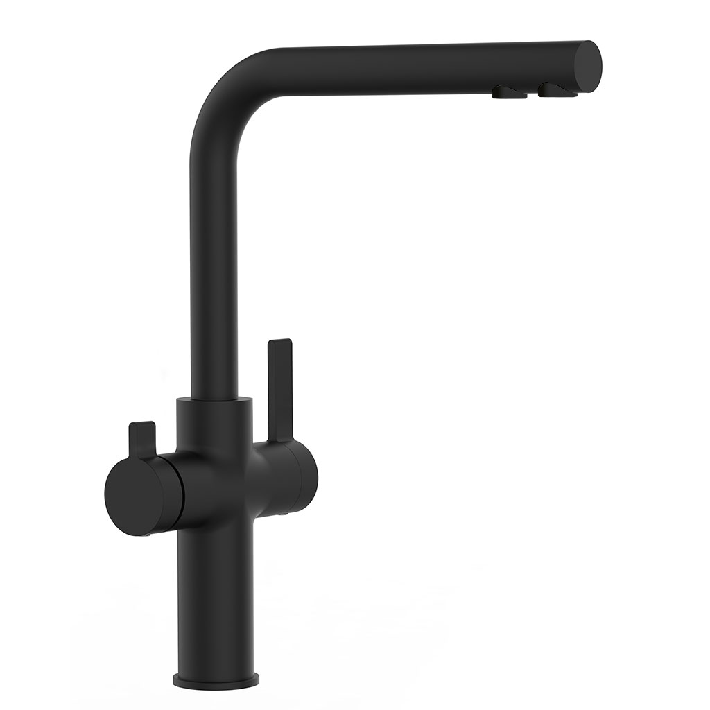 3-Wege-Armatur Paola Neo Black
